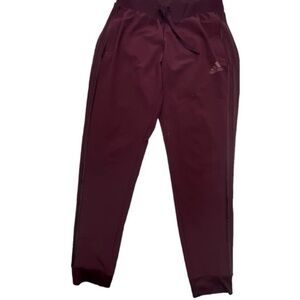 Adidas Burgundy joggers